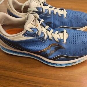 Saucony Men's Kinvara 11 S20552-25 Blue Running Shoes Sneakers Size 12 W
